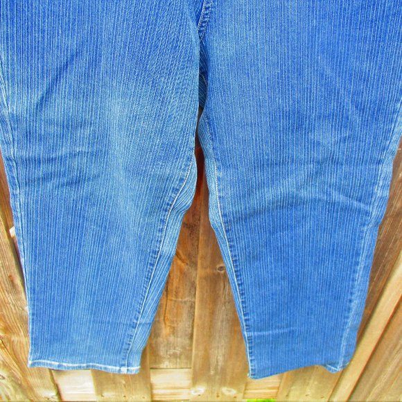 Vintage Light Wash Ribbed Jeans 14P Hudson's Bay - Picture 3 of 9